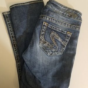 Silver brand denim capris sz 26